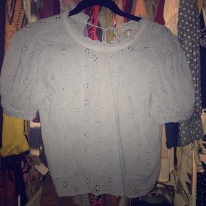 Free People Letters to Juliet Eyelet Top